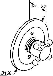 Термостат для 1 потребителя Kludi Adlon хром 517190520 Термостат для 1 потребителя Kludi Adlon хром 517190520, 2