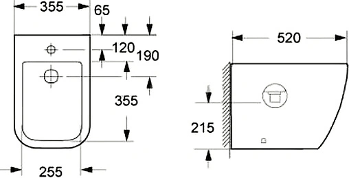Биде напольное BelBagno Alpina белый BB10100B