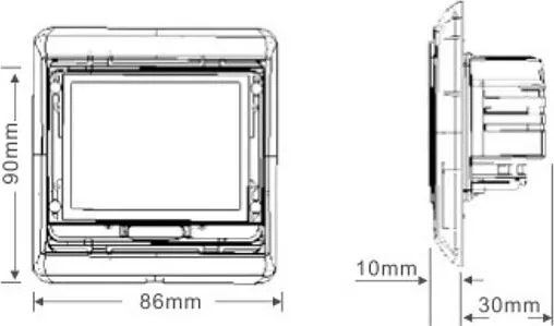 Терморегулятор HeatUp белый E 91.716