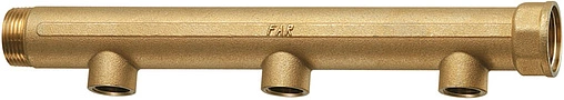Коллектор распределительный проходной 3 отвода 1&quot;в/н x ½&quot;в Far FK 3612 112