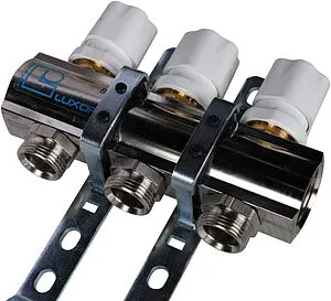 Группа коллекторная без расходомеров 3 отвода 1&quot;в/в x ¾&quot;ек Luxor CD 468M/3 15552703MN, 5