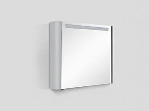 Шкаф-зеркало Am.Pm Sensation 80 R серый шелк M30MCR0801FG, 3