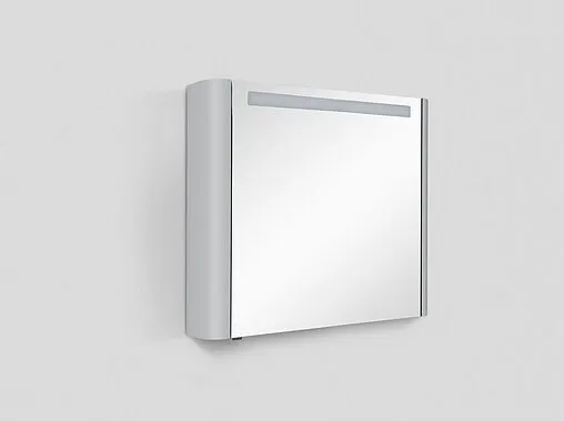 Шкаф-зеркало Am.Pm Sensation 80 R серый шелк M30MCR0801FG