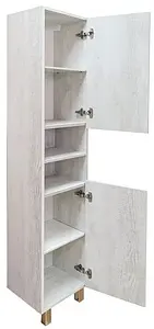 Шкаф-пенал напольный Comforty Верона 35-Н дуб белый 00004142368CF, 4