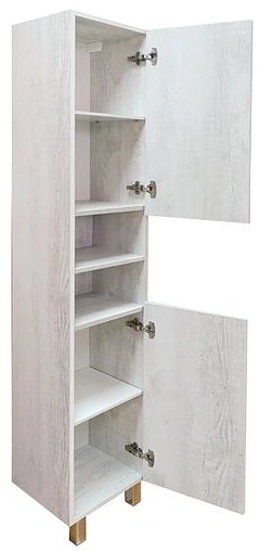 Шкаф-пенал напольный Comforty Верона 35-Н дуб белый 00004142368CF