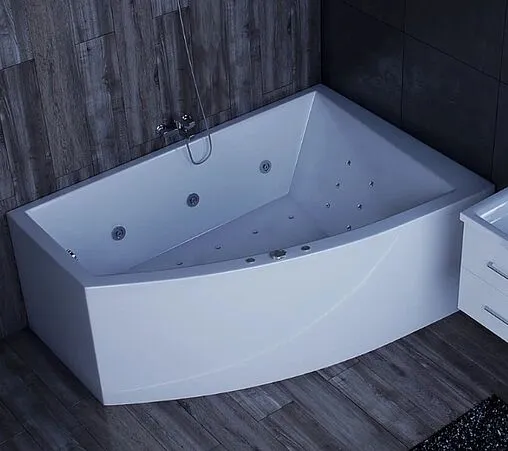 Ванна акриловая Aquatek Оракул 180х125 R с фронтальной и боковыми панелями, с каркасом (вклеенный) ORK180-0000009