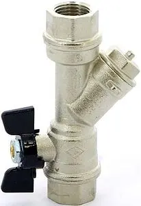 Кран шаровый с фильтром ½&quot;в x ½&quot;в Bugatti Indiana 07410001, 4