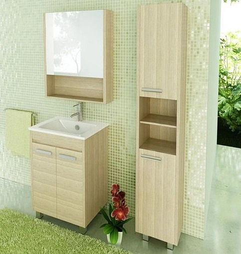 Шкаф-зеркало Comforty Марио 60 cосна лоредо 00003131979CF