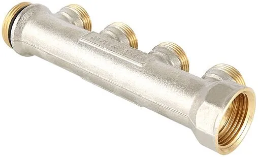 Коллектор распределительный проходной 3 отвода 1&quot;в/н x ¾&quot;ек Valtec VTc.500.NE.060503