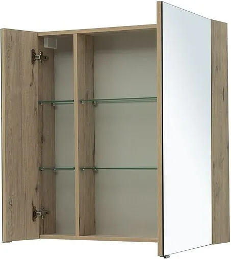 Шкаф-зеркало Aquanet Алвита New 80 дуб веллингтон 00277537
