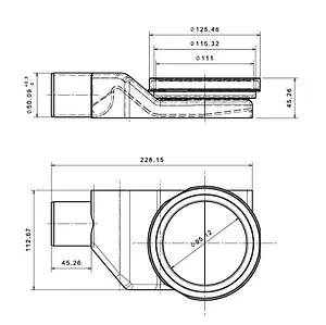 Лоток душевой Set 750мм h=52мм 0.8л/сек Pestan Betto Net Line 750 13702518 Лоток душевой Set 750мм h=52мм 0.8л/сек Pestan Betto Net Line 750 13702518, 5