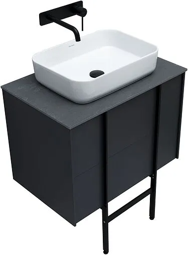 Тумба под умывальник подвесной Allen Brau Reality 70 антрацит 1.32004.AM