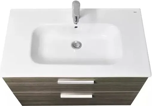 Тумба-умывальник подвесная Roca Victoria 80 городской дуб A857470402+32799C000