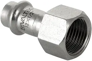 Муфта пресс переходная 28мм x 1&quot;в Valtec VT.INOX-PRESS VTi.902.I.002806, 1