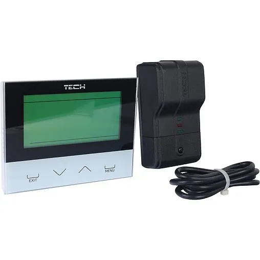 Беспроводной комнатный двухпозиционный регулятор котла TECH ST-292 v2 белый WG.11.0422