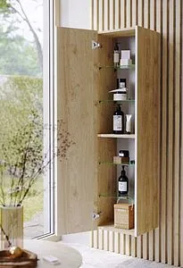 Шкаф-пенал подвесной Aqwella Urban 35 белый URB0535W Шкаф-пенал подвесной Aqwella Urban 35 белый URB0535W, 3