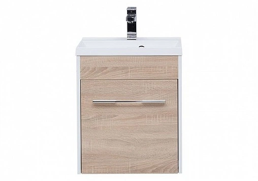Тумба под умывальник подвесная Aquanet Августа 50 дуб сонома 00210025