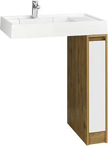 Фасад для тумбы Aquaton Лондри 20 белый 1A275001LH010, 4