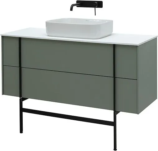 Тумба-умывальник подвесная Allen Brau Reality 120 олива 1.32008.CGM+