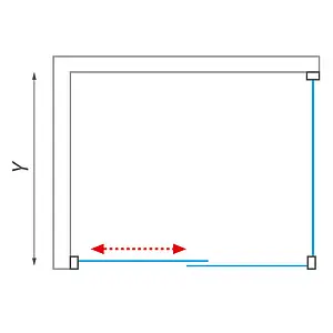 Душевое ограждение 1200x900мм прозрачное стекло Roltechnik Proxima Line PXD2N+PXBN/1200*900 526-1200000-00-02+527-9000000-00-02 Душевое ограждение 1200x900мм прозрачное стекло Roltechnik Proxima Line PXD2N+PXBN/1200*900 526-1200000-00-02+527-9000000-00-02, 3