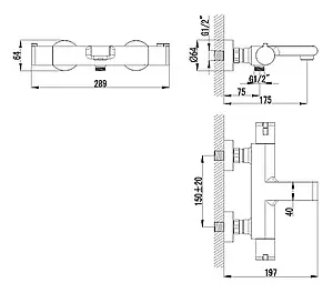 Термостат для ванны Lemark Yeti хром LM7832C Термостат для ванны Lemark Yeti хром LM7832C, 2