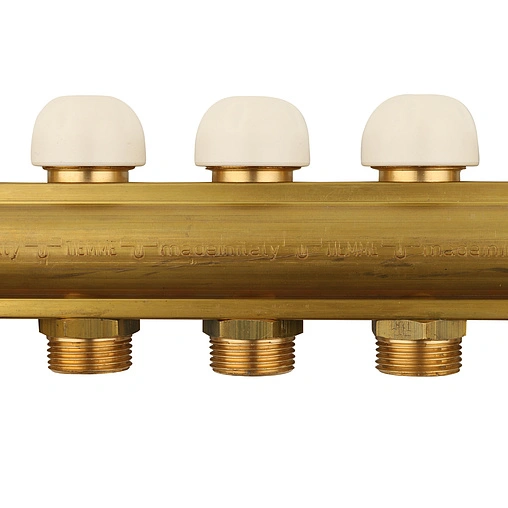 Группа коллекторная с расходомерами 8 отводов 1&quot;в/в x ¾&quot;ек Tiemme 3870003