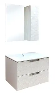 Тумба-умывальник подвесная Comforty Генуя 75 белый, 4