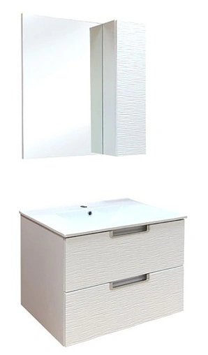 Тумба-умывальник подвесная Comforty Генуя 75 белый