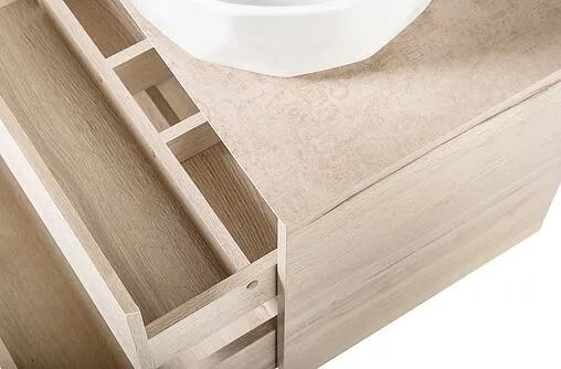 Тумба-умывальник подвесная BelBagno KRAFT 70 Rovere Galifax Bianco KRAFT-700-2C-SO-RGB+