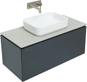 Тумба-умывальник подвесная Allen Brau Infinity 100 антрацит 1.21004.AM+, 5