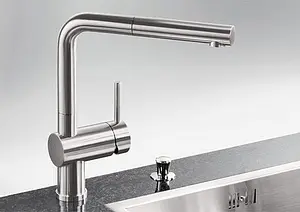 Смеситель для кухни с выдвижным изливом Blanco Linus-S нержавеющая сталь 517184, 5