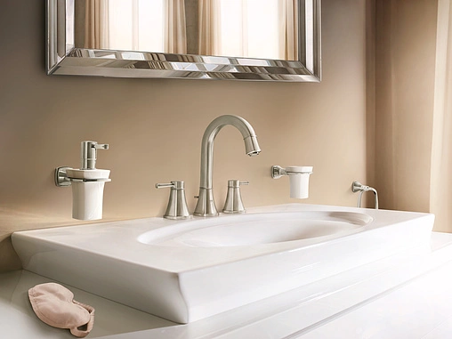 Стакан Grohe Grandera хром/белый 40626000