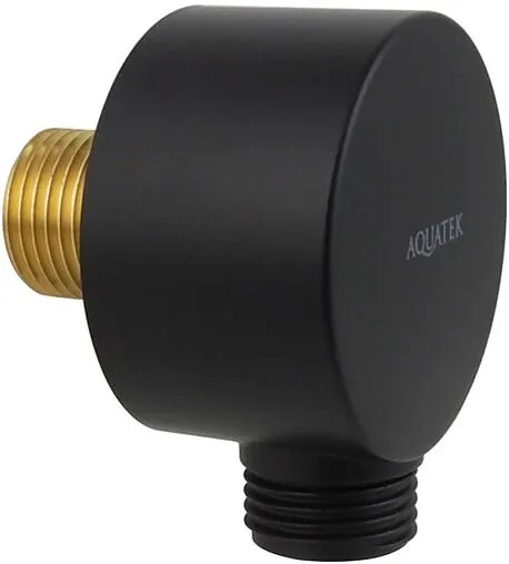 Шланговое подключение Aquatek чёрный матовый AQ2454MB