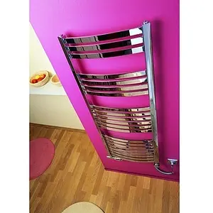 Полотенцесушитель электрический лесенка Terma Dexter 1220x500 хром WLDEX122050 KCROE1Е8, 4