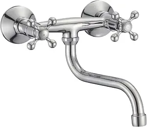 Смеситель для кухни настенный Milardo Duplex хром DUPSB1M09 Смеситель для кухни настенный Milardo Duplex хром DUPSB1M09, 1