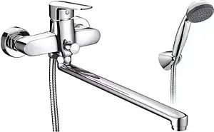 Смеситель для ванны с длинным изливом SMARTsant Инлайн хром SM103502AA Смеситель для ванны с длинным изливом SMARTsant Инлайн хром SM103502AA, 1