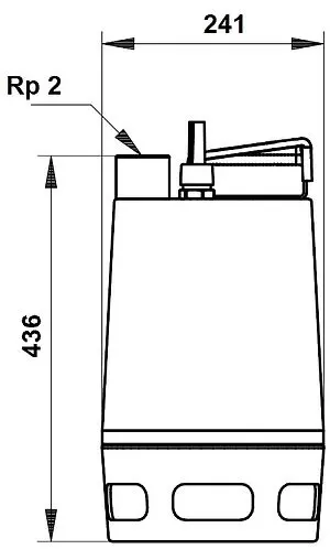 Насос дренажный Q=32м³/ч H=13м Grundfos UNILIFT AP50.50.11.3V 96010562