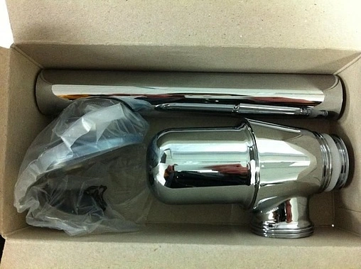 Сифон бутылочный для раковины Viega 5755 хром 366681