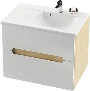 Тумба-умывальник подвесная Ravak SD Classic II 80 L белый/береза X000000915+XJDP1180000, 1