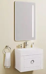 Тумба-умывальник подвесная Aqwella Infinity 60 белый Inf.01.06/001+Inf.06.04.D Тумба-умывальник подвесная Aqwella Infinity 60 белый Inf.01.06/001+Inf.06.04.D, 3