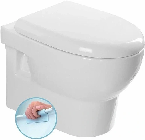 Унитаз подвесной безободковый ISVEA Absolute белый 10AB02002SV