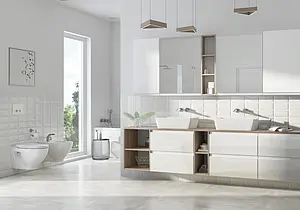 Шкаф-зеркало Cersanit Moduo 120 белый/дуб SB-SW-MOD40/Wh+SB-LS-MOD60/Wh+SB-MD-MOD20-SW, 4