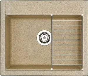 Мойка кухонная Aquaton Делия 60.2 песочный 1A715232LD220 Мойка кухонная Aquaton Делия 60.2 песочный 1A715232LD220, 4