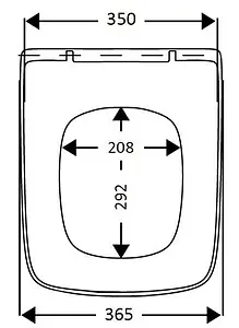 Крышка-сиденье для унитаза Roca Debba белый 8019D0004 Крышка-сиденье для унитаза Roca Debba белый 8019D0004, 2