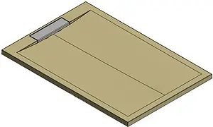 Поддон для душа искусственный мрамор низкий 1400x900мм Roltechnik Prestol 8000303, 4