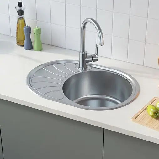 Мойка кухонная IDDIS Suno 65 R хром SUN65SRi77K