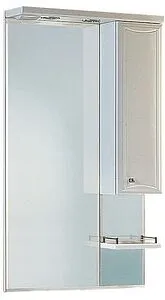 Шкаф-зеркало Aqwella Barcelona 60 белый Ba.02.06, 1