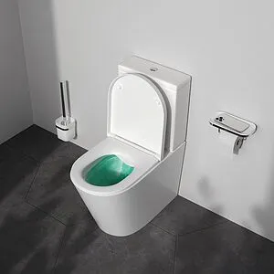 Унитаз-компакт безободковый Am.Pm Func FlashClean белый C8F8600SC Унитаз-компакт безободковый Am.Pm Func FlashClean белый C8F8600SC, 5