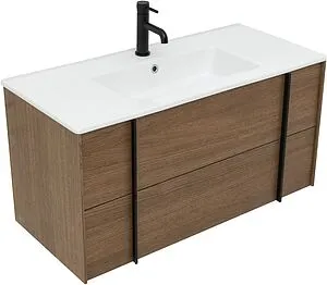 Тумба-умывальник подвесная Allen Brau Reality 100 дуб 1.32007.NO+, 4