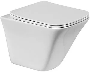 Унитаз подвесной безободковый BelBagno Marmi белый BB052CHR Унитаз подвесной безободковый BelBagno Marmi белый BB052CHR, 1